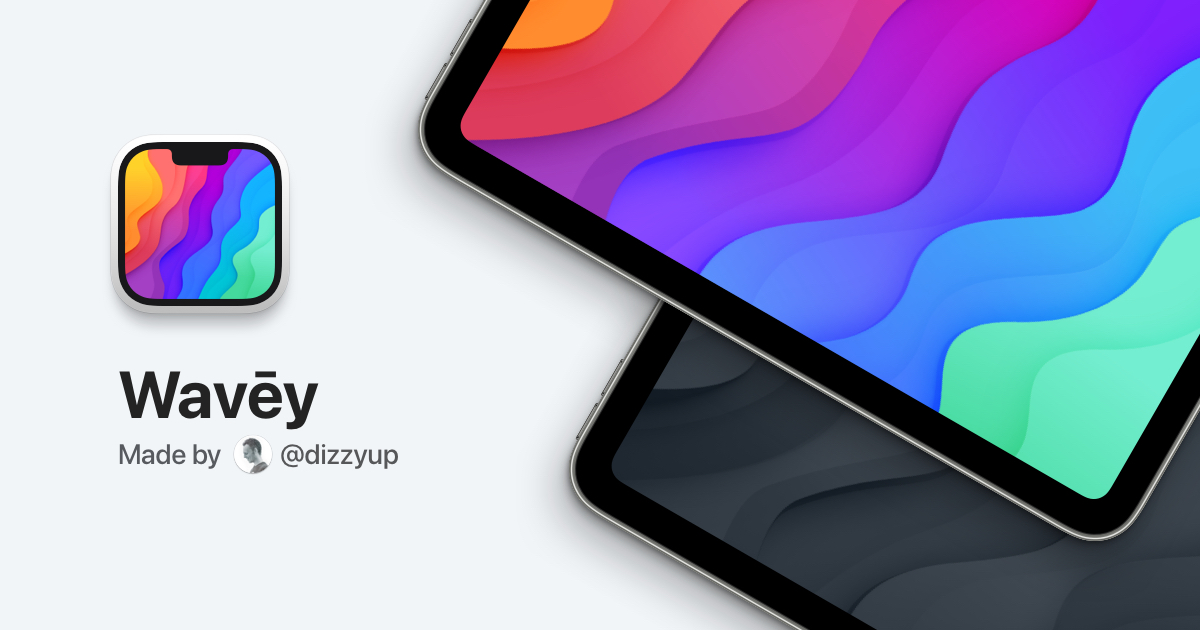 Wavēy — A set of colorful wallpapers